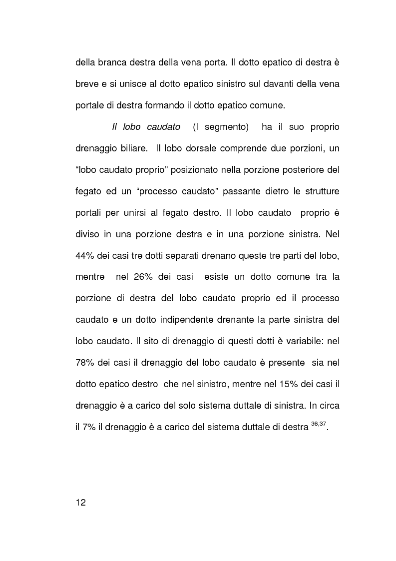 Anteprima della tesi: Ruolo della citologia nella diagnosi di stenosi delle vie biliari, Pagina 9