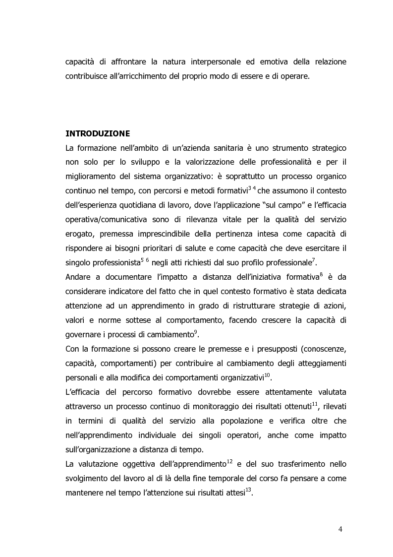 Anteprima della tesi: Una esperienza di autovalutazione dell’apprendimento dopo un corso di counselling, Pagina 3