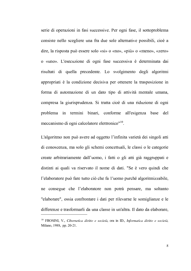 Anteprima della tesi: Informatica giuridica e diritto costituzionale, Pagina 8