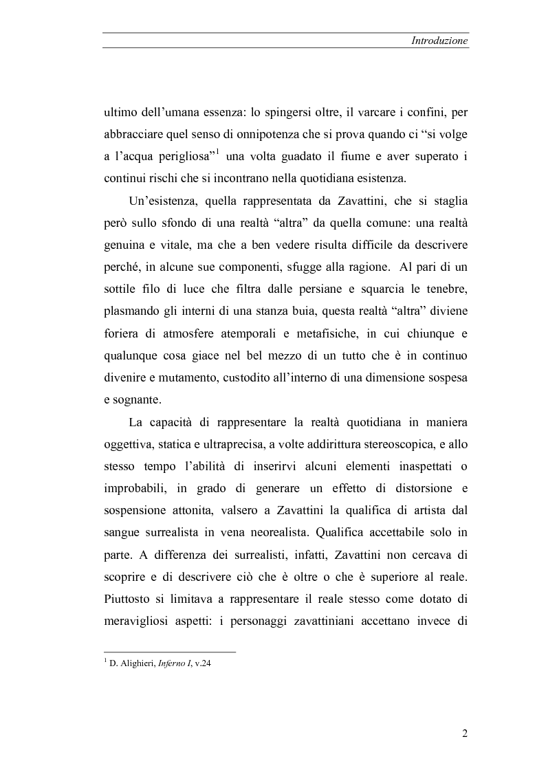 Anteprima della tesi: Il realismo magico in Cesare Zavattini, Pagina 2