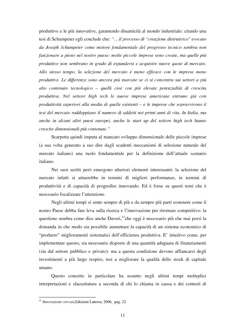 Anteprima della tesi: La perdita di competitività del sistema Italia - Dinamiche della formazione e dell'utilizzo del capitale umano, Pagina 7