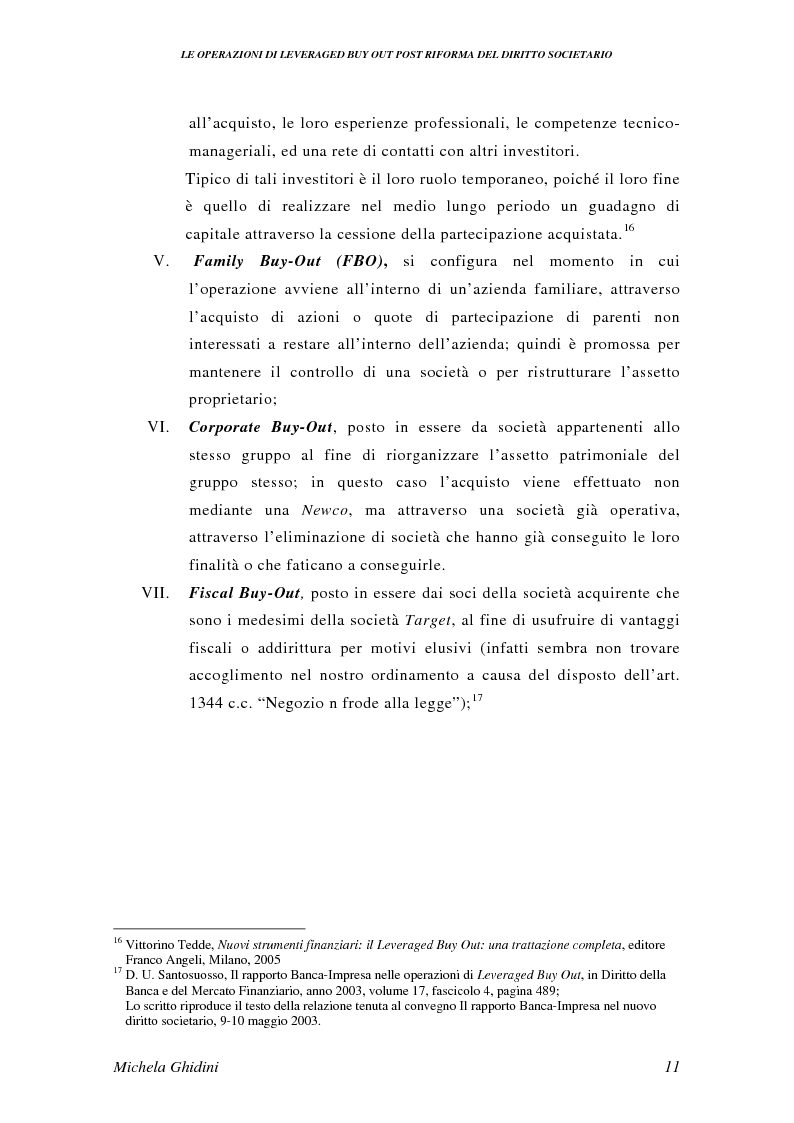 Anteprima della tesi: Le operazioni di Leveraged Buy Out post riforma del diritto societario, Pagina 10