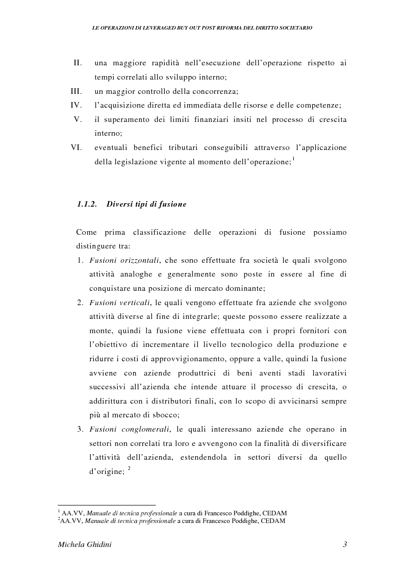 Anteprima della tesi: Le operazioni di Leveraged Buy Out post riforma del diritto societario, Pagina 2