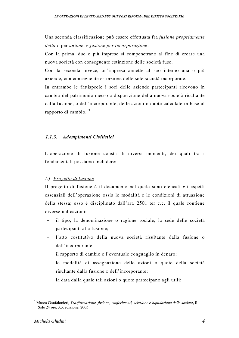 Anteprima della tesi: Le operazioni di Leveraged Buy Out post riforma del diritto societario, Pagina 3