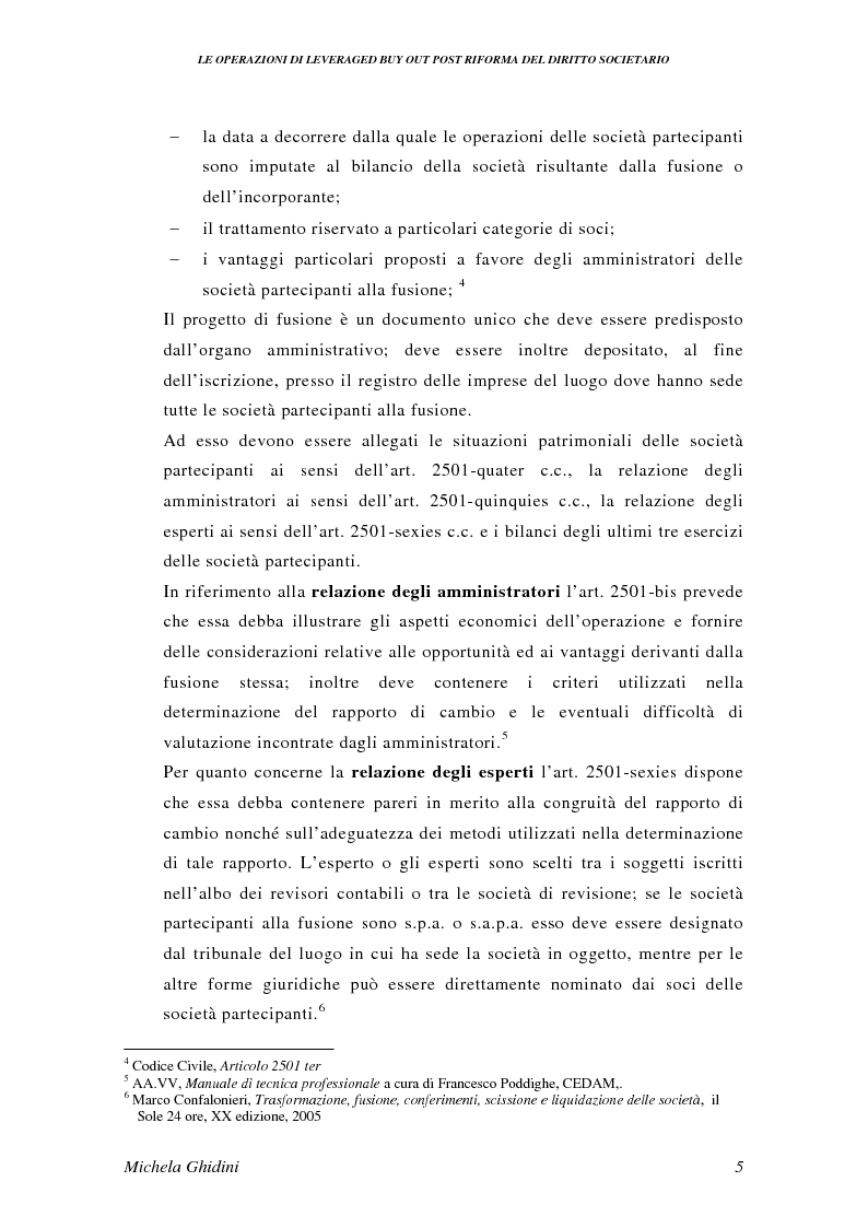 Anteprima della tesi: Le operazioni di Leveraged Buy Out post riforma del diritto societario, Pagina 4