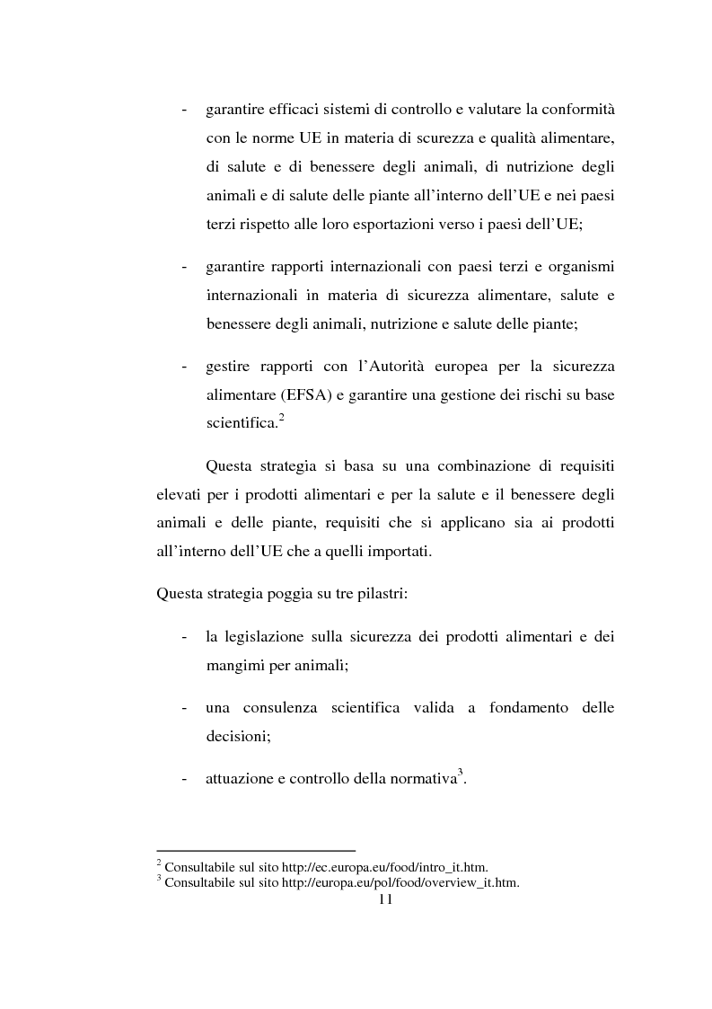 Anteprima della tesi: L’impresa agro-alimentare: dal principio di precauzione alla sicurezza alimentare, Pagina 4