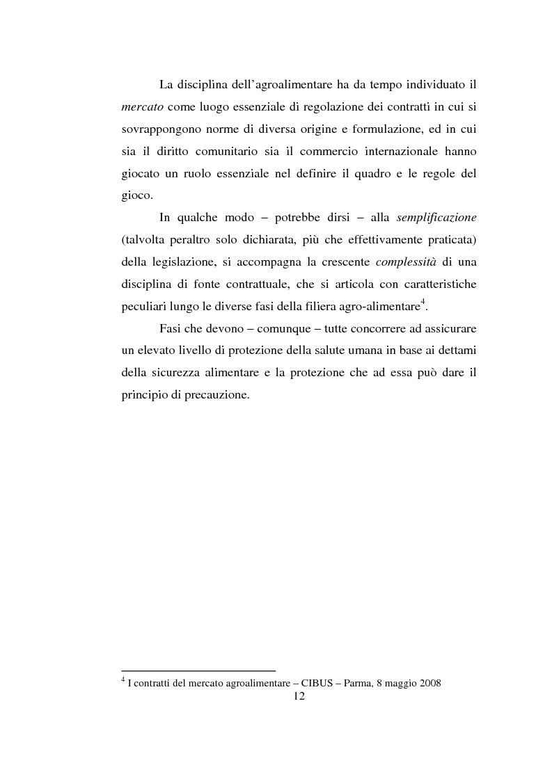 Anteprima della tesi: L’impresa agro-alimentare: dal principio di precauzione alla sicurezza alimentare, Pagina 5