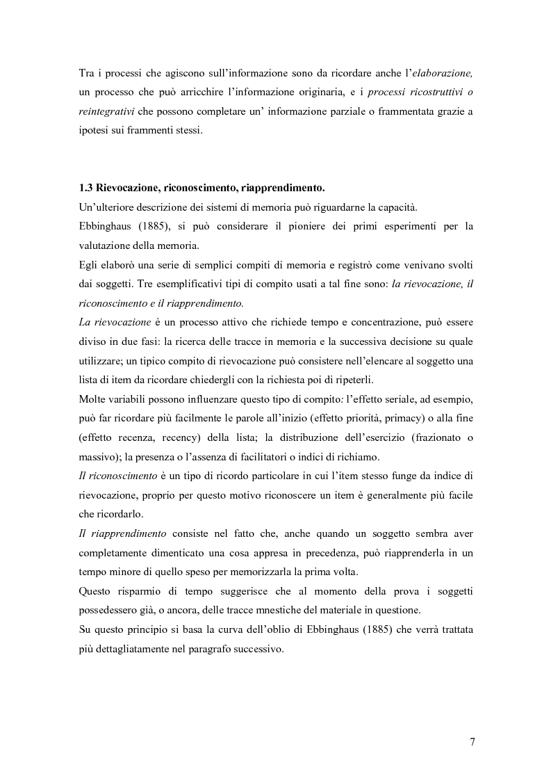 Anteprima della tesi: Verifica dell’efficacia della stimolazione luminosa intermittente nel potenziare la memoria nell’invecchiamento, Pagina 4