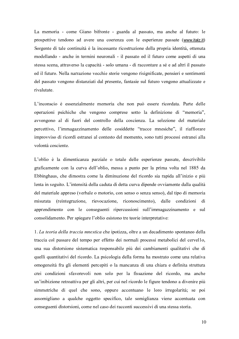 Anteprima della tesi: Verifica dell’efficacia della stimolazione luminosa intermittente nel potenziare la memoria nell’invecchiamento, Pagina 7