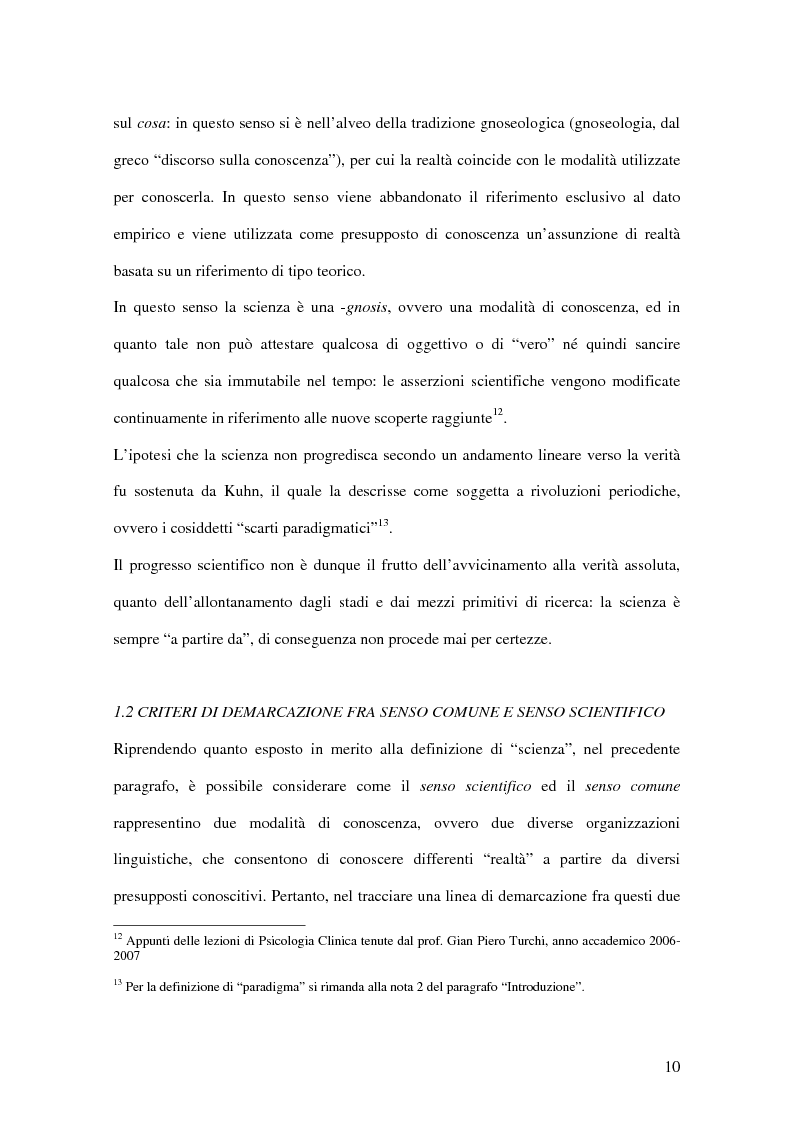 Anteprima della tesi: Un confronto fra le autoattribuzioni prodotte da due gruppi di consumatori di sostanze psicotrope/stupefacenti considerate illegali, in diversi contesti terapeutici, Pagina 4