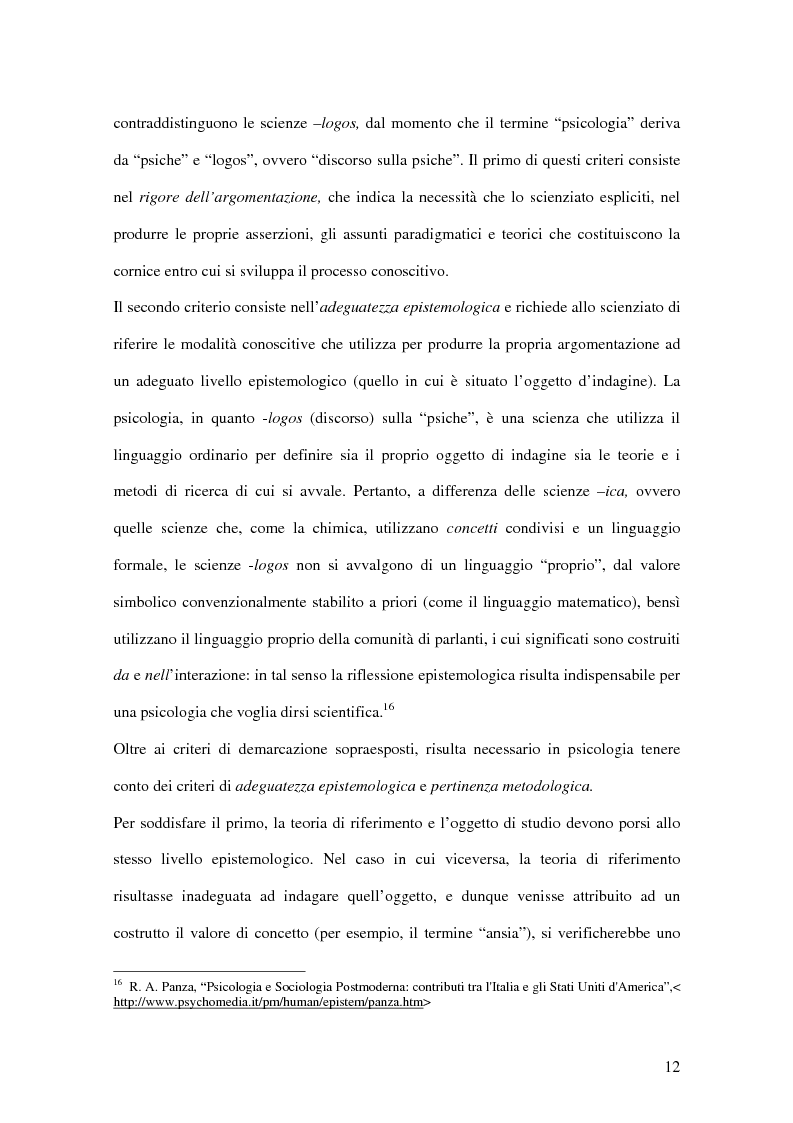 Anteprima della tesi: Un confronto fra le autoattribuzioni prodotte da due gruppi di consumatori di sostanze psicotrope/stupefacenti considerate illegali, in diversi contesti terapeutici, Pagina 6