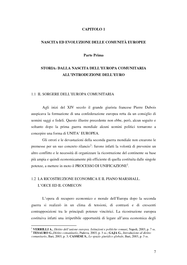 Anteprima della tesi: Gli sviluppi del bilancio comunitario a seguito dell'allargamento, Pagina 3