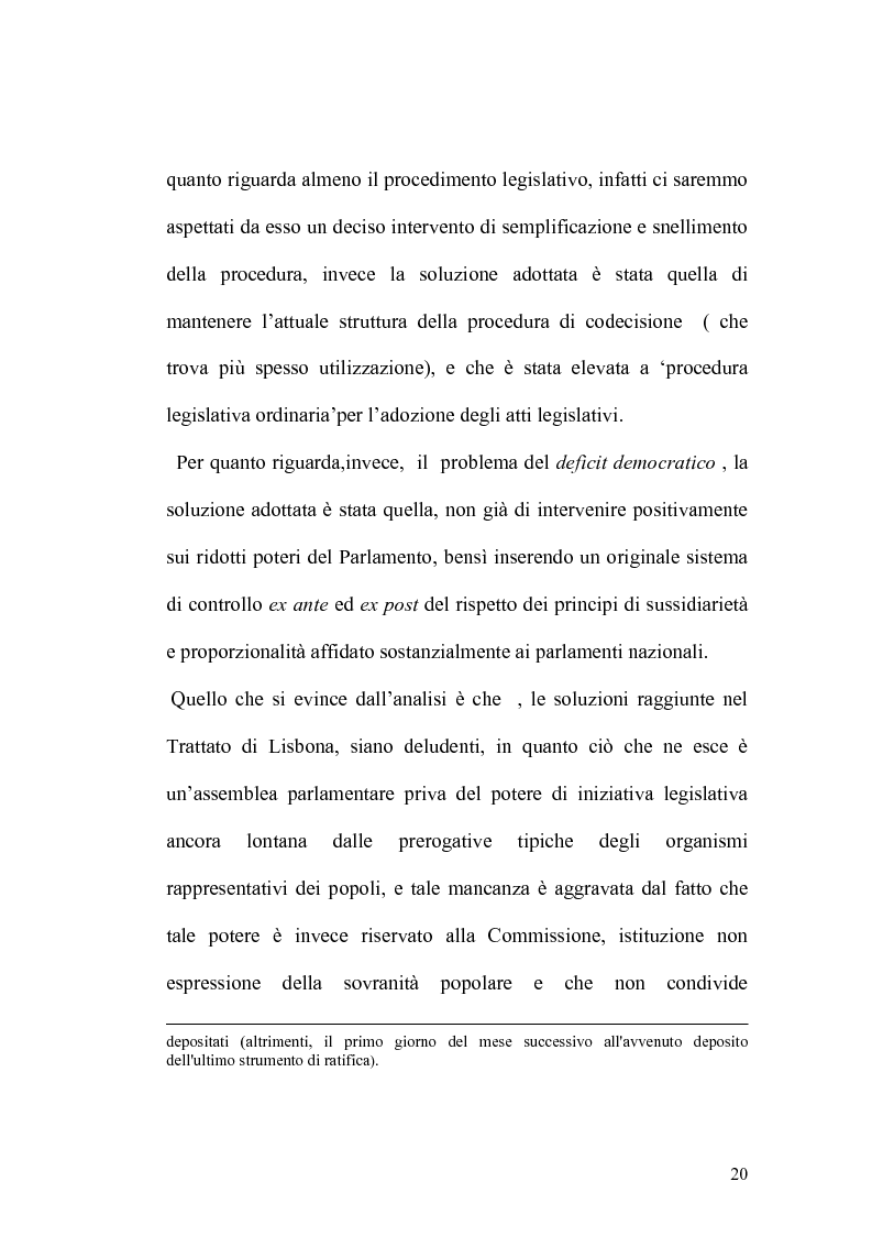 Anteprima della tesi: Il ruolo del Parlamento nazionale nel procedimento legislativo europeo: fase ascendente e fase discendente, Pagina 11