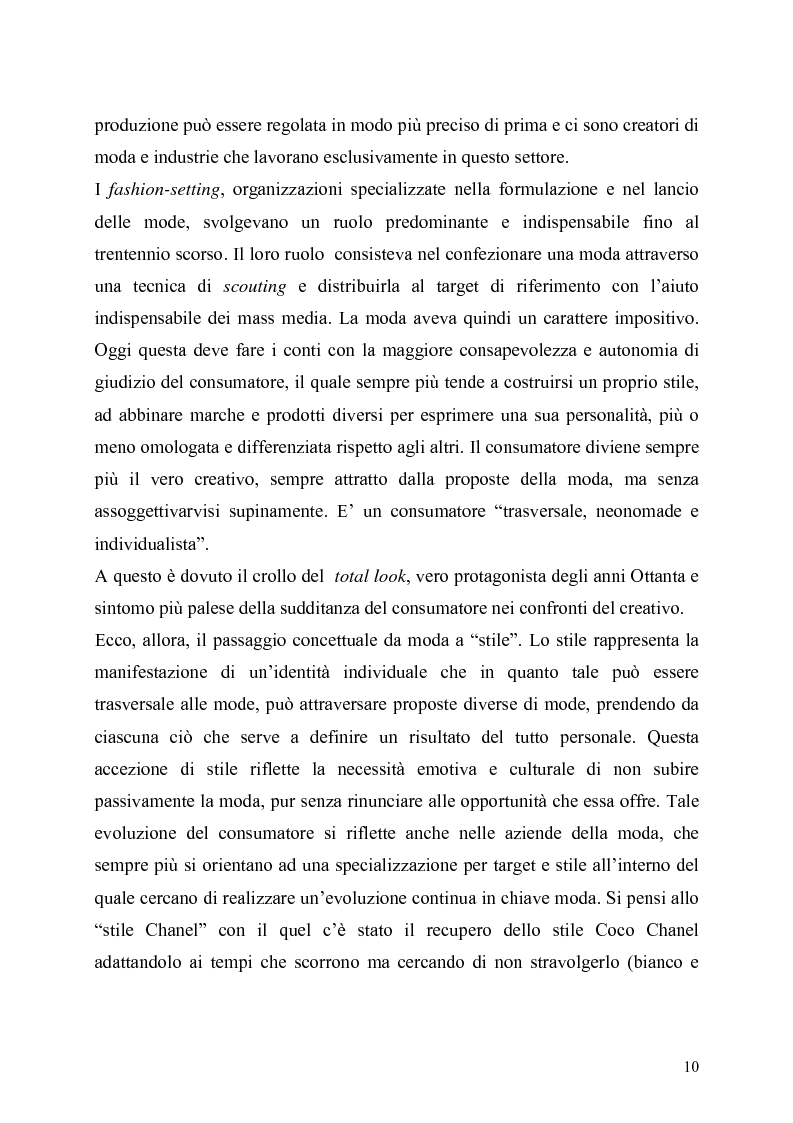 Anteprima della tesi: La presenza della moda in Internet. Un confronto tra tre aree linguistiche: italiana-inglese-spagnola., Pagina 10