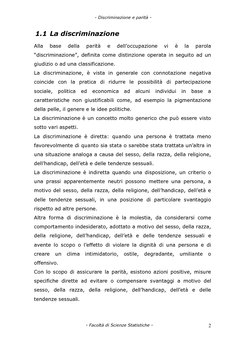 Anteprima della tesi: Modelli di analisi del mercato del lavoro in Lombardia: l'occupazione femminile, Pagina 2