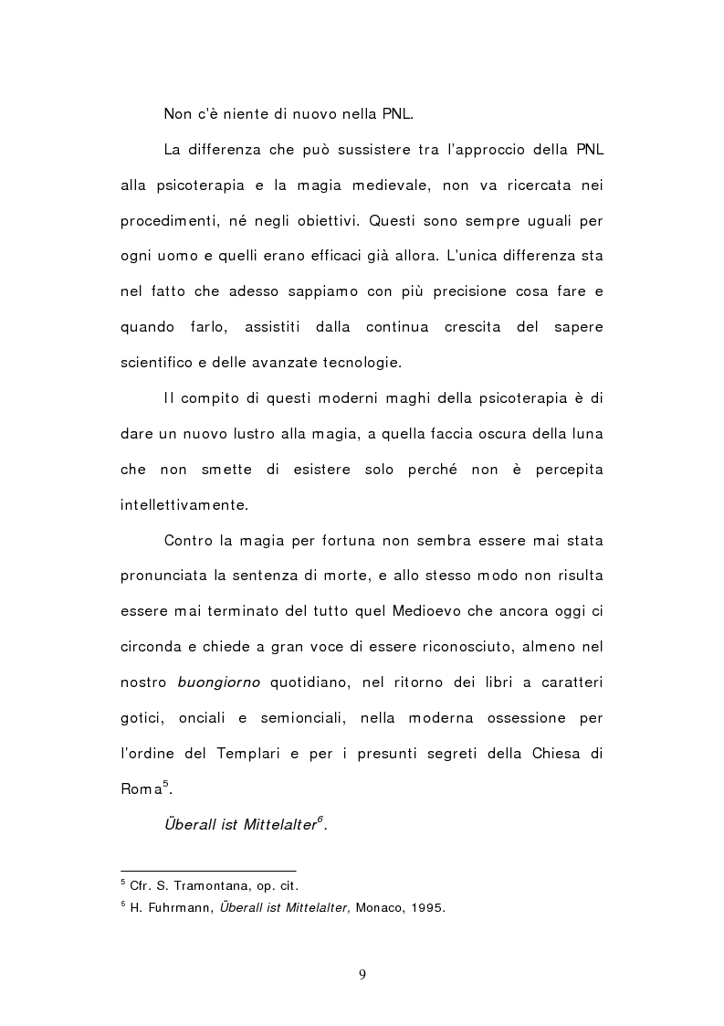 Anteprima della tesi: La fascinazione del linguaggio. Le radici della Programmazione Neurolinguistica nel Picatrix., Pagina 5