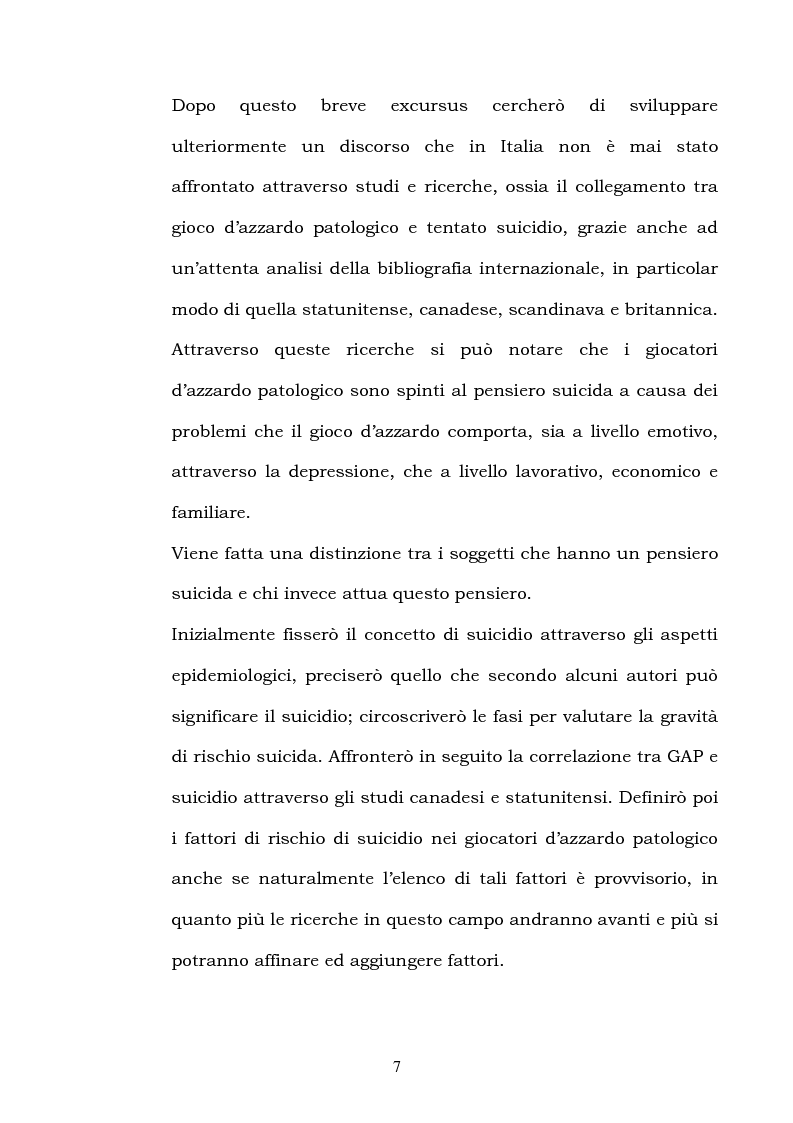 Anteprima della tesi: I fattori di rischio di suicidio nei giocatori d'azzardo patologico, Pagina 3