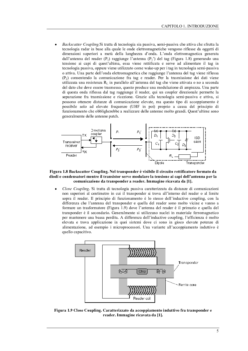 Anteprima della tesi: Progetto e realizzazione di un lettore/scrittore general purpose per tag RFID a 125 kHz, Pagina 5