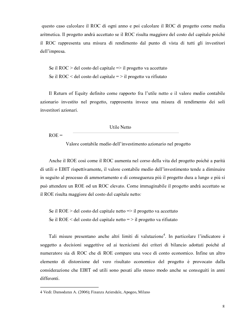 Anteprima della tesi: La valutazione di una impresa monoprogetto. Il caso di una fattoria eolica., Pagina 4