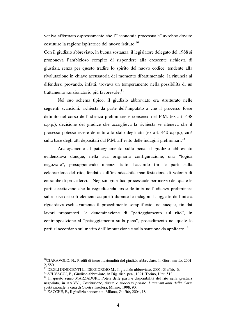 Estratto dalla tesi: Il giudizio abbreviato