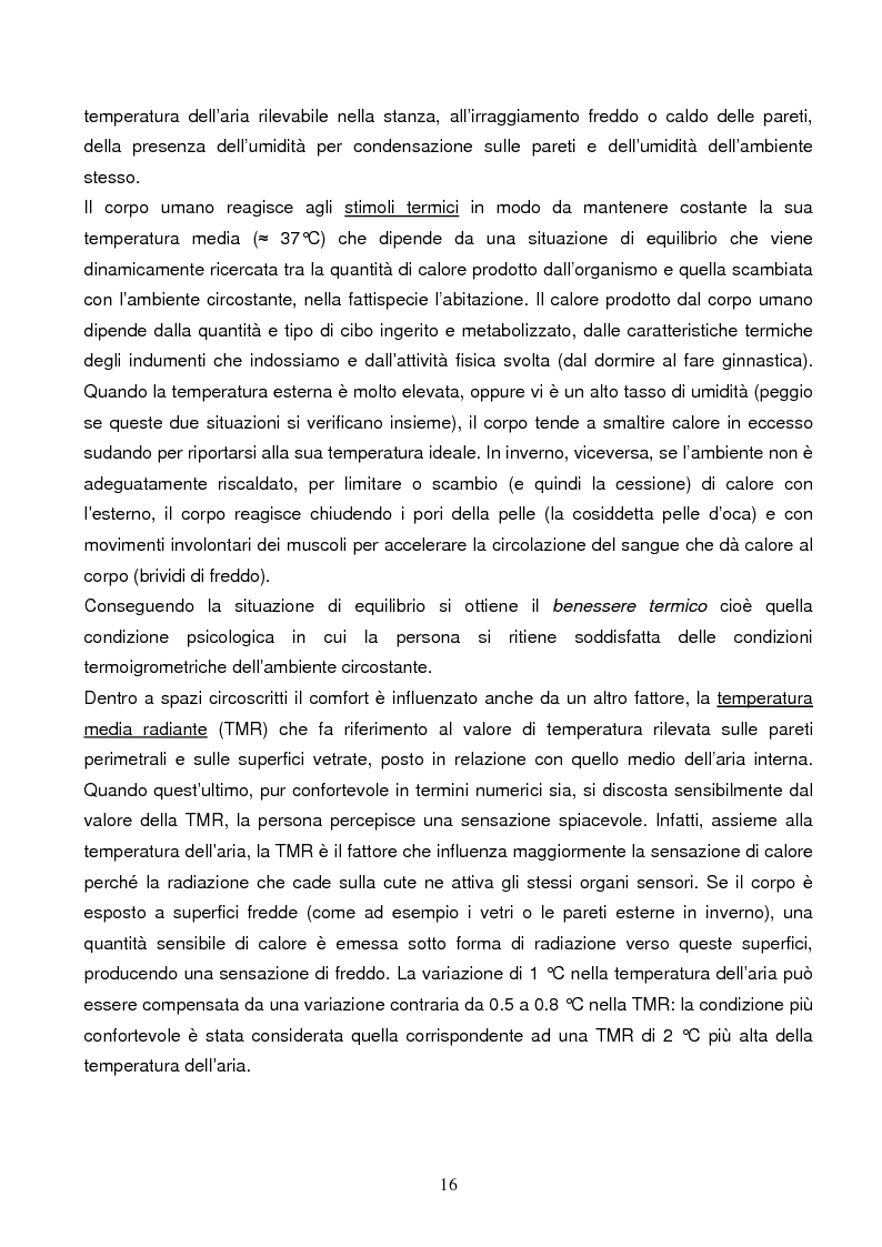 Anteprima della tesi: Energie rinnovabili e risparmio energetico in bioedilizia applicate a un caso studio di edificio bioclimatico (Casa solare Rosignano), Pagina 10