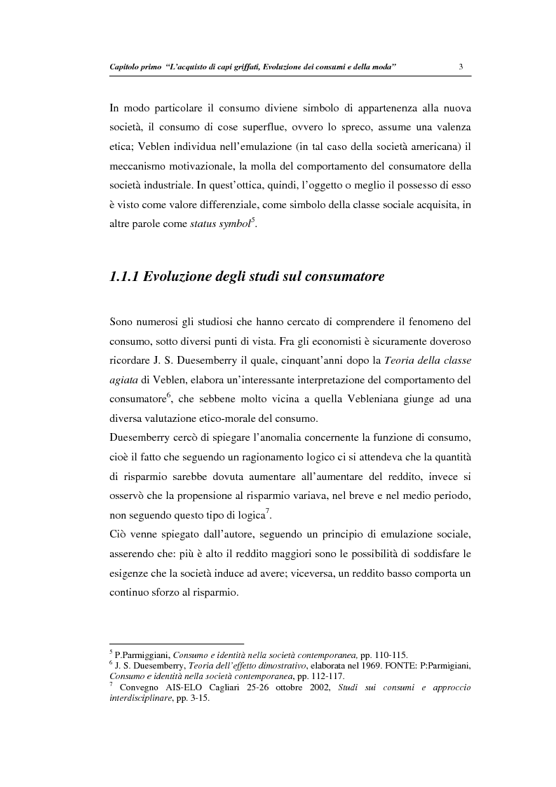 Anteprima della tesi: Un modello di regressione multinomiale per l’analisi delle motivazioni d’acquisto: il caso dei prodotti griffati, Pagina 7