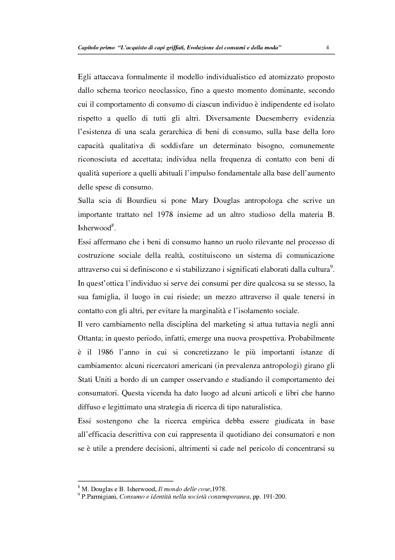 Anteprima della tesi: Un modello di regressione multinomiale per l’analisi delle motivazioni d’acquisto: il caso dei prodotti griffati, Pagina 8