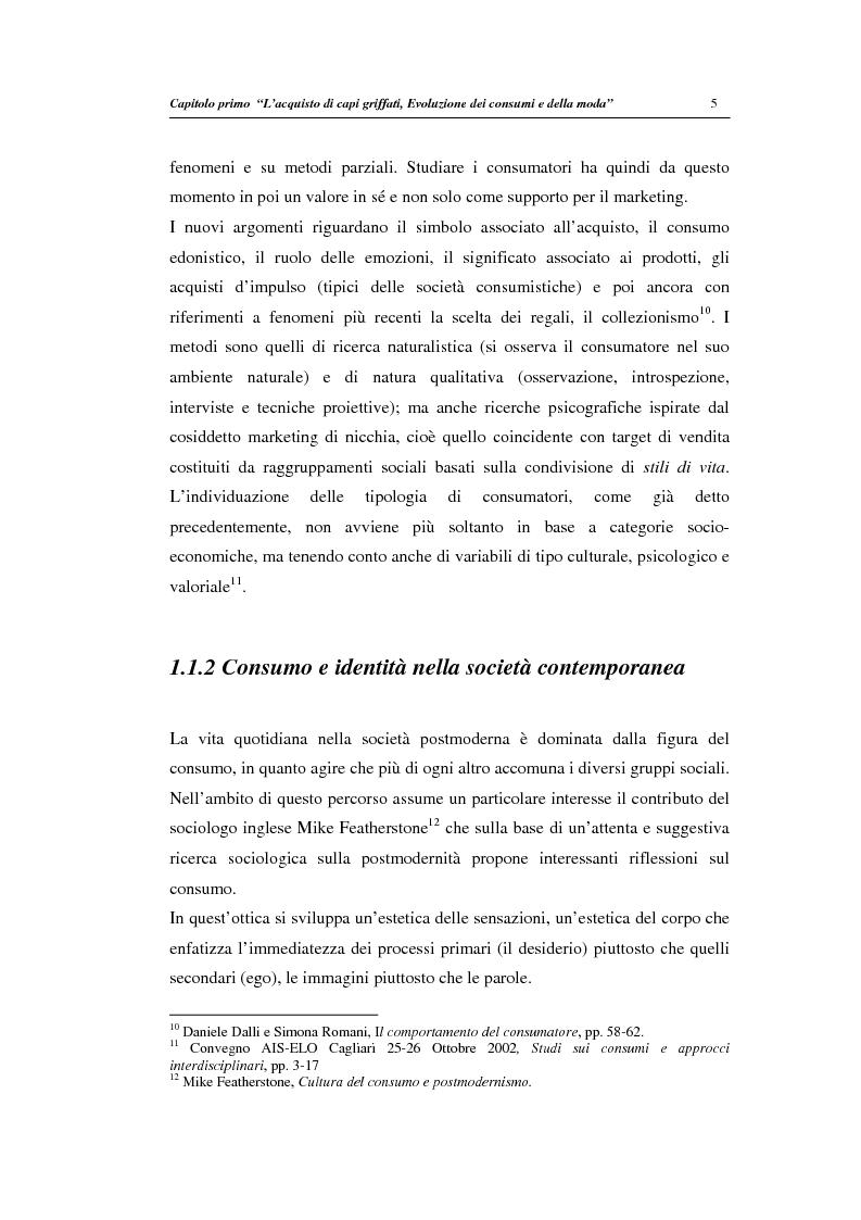 Anteprima della tesi: Un modello di regressione multinomiale per l’analisi delle motivazioni d’acquisto: il caso dei prodotti griffati, Pagina 9