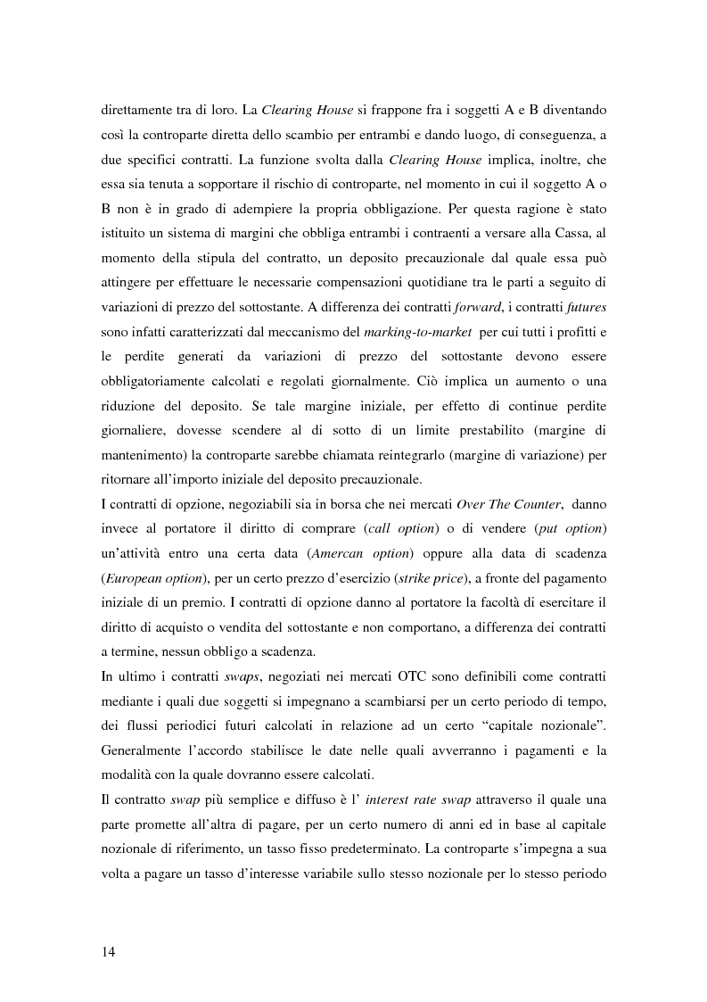 Anteprima della tesi: La trasparenza bancaria nel collocamento degli strumenti finanziari derivati, Pagina 8