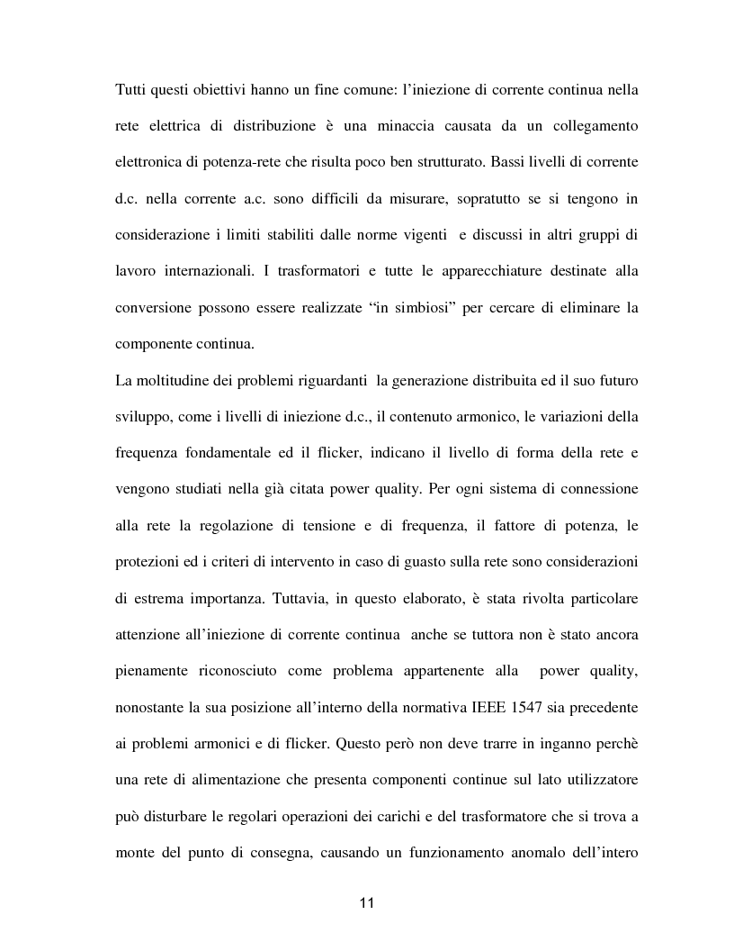 Anteprima della tesi: Reti a generazione distribuita ''iniezione DC'', Pagina 9