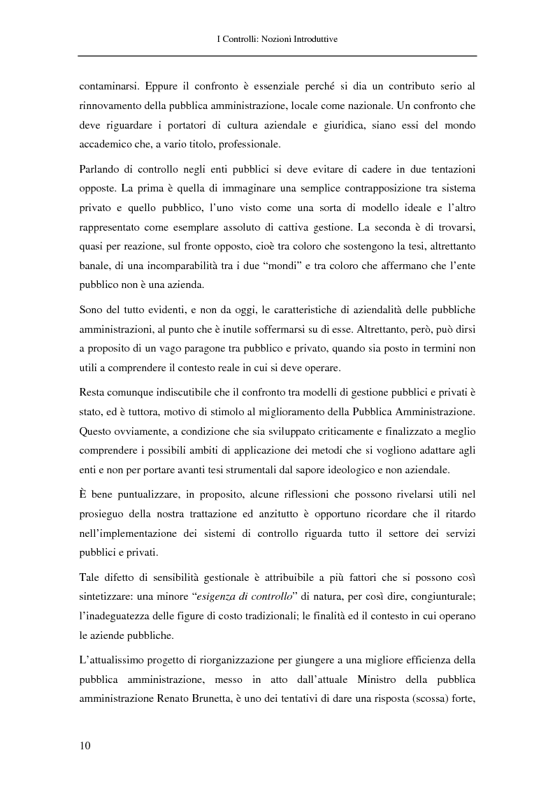 Anteprima della tesi: Il controllo nella pubblica amministrazione: ieri, oggi e domani, Pagina 4