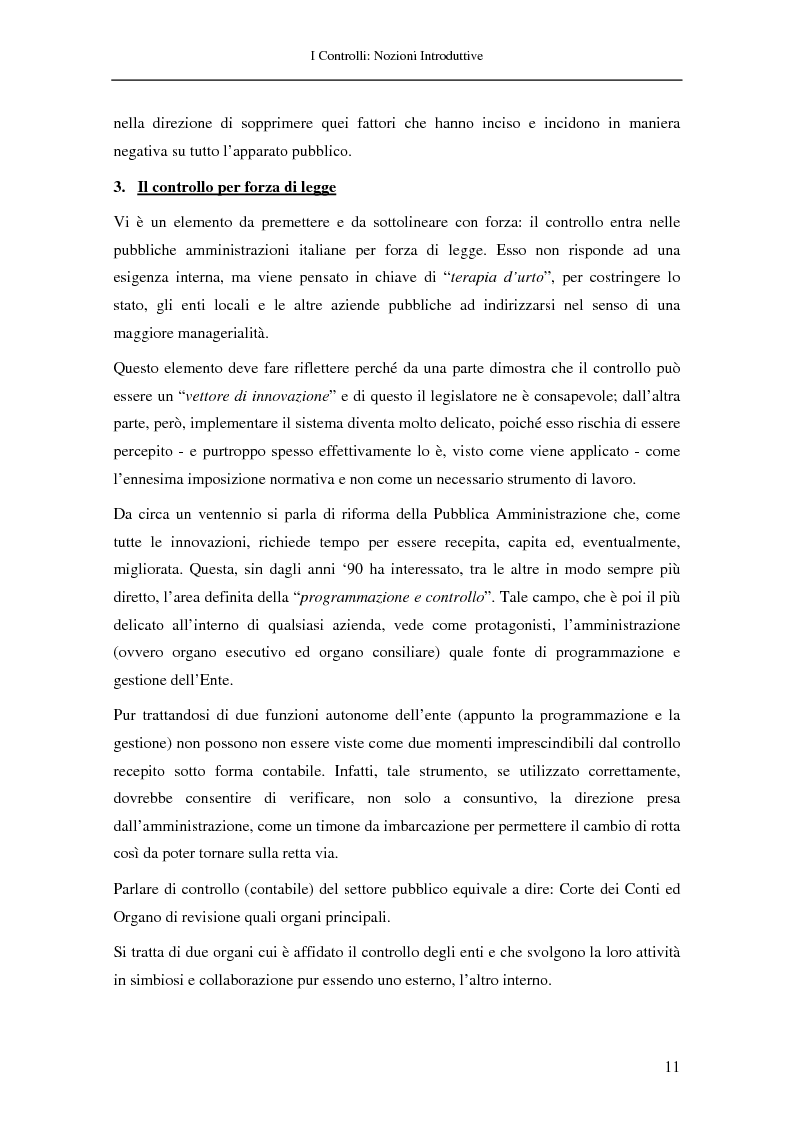 Anteprima della tesi: Il controllo nella pubblica amministrazione: ieri, oggi e domani, Pagina 5