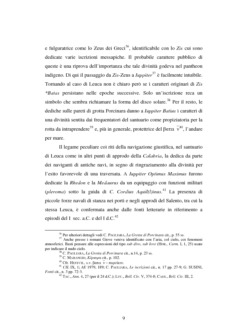 Anteprima della tesi: Gli spazi del culto nel Salento antico, Pagina 12