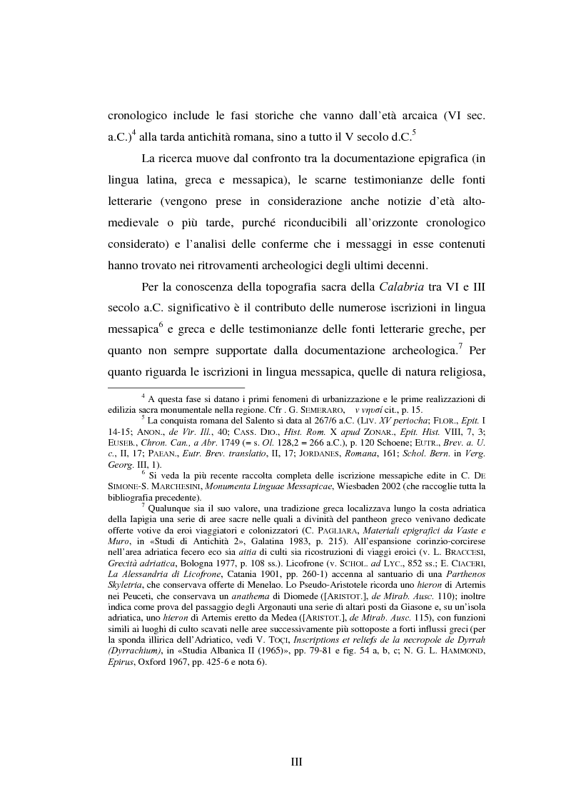 Anteprima della tesi: Gli spazi del culto nel Salento antico, Pagina 2