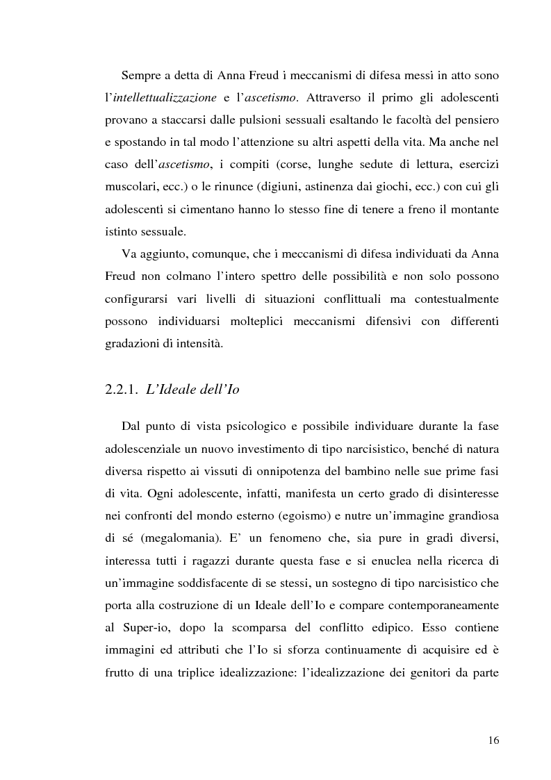 Anteprima della tesi: Adolescenza e ''adolescenze estreme'' - Viaggio attraverso il disagio adolescenziale, Pagina 11
