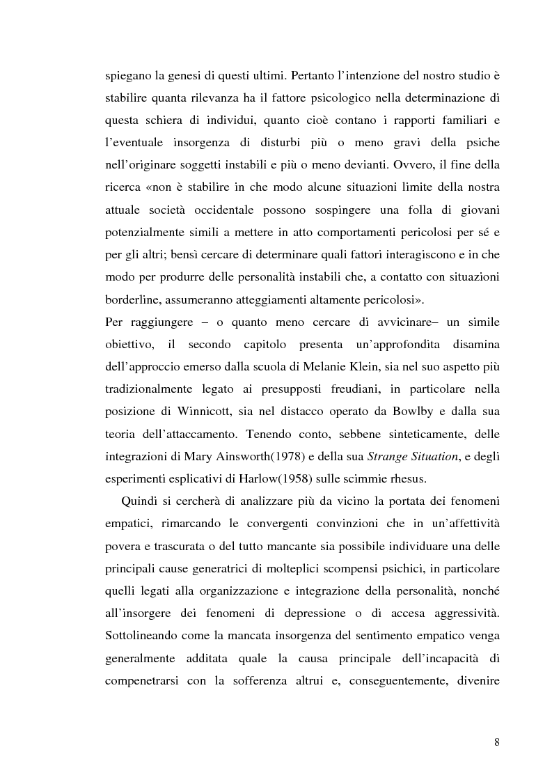 Anteprima della tesi: Adolescenza e ''adolescenze estreme'' - Viaggio attraverso il disagio adolescenziale, Pagina 3