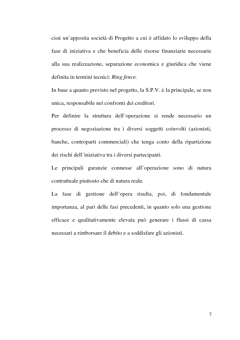 Anteprima della tesi: Il project financing nella realizzazione di opere pubbliche e il caso della città di Alberobello, Pagina 5
