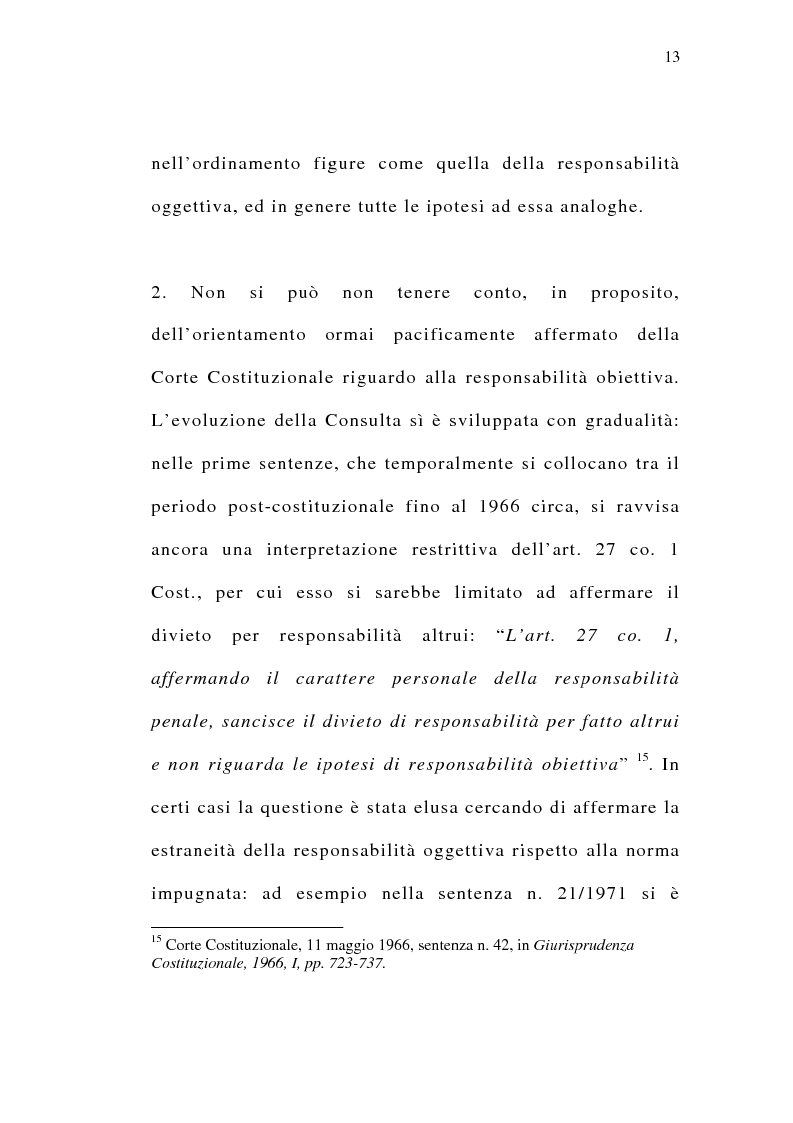 Anteprima della tesi: Il delitto preterintenzionale, Pagina 11