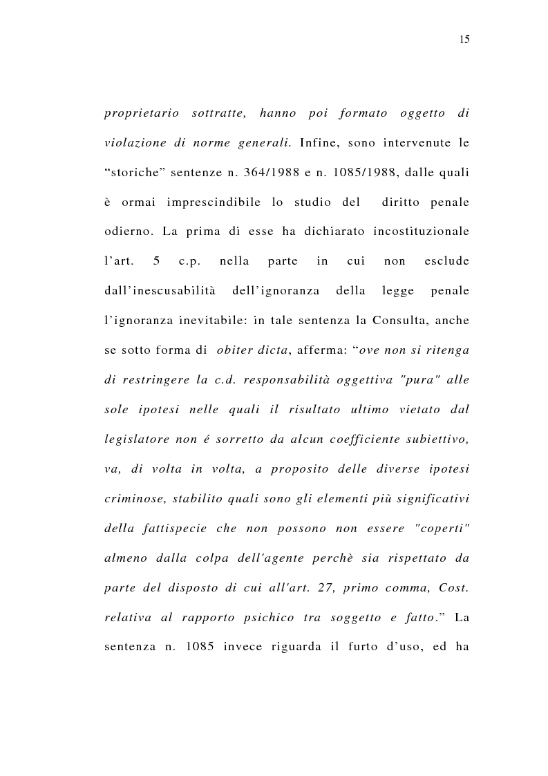 Anteprima della tesi: Il delitto preterintenzionale, Pagina 13