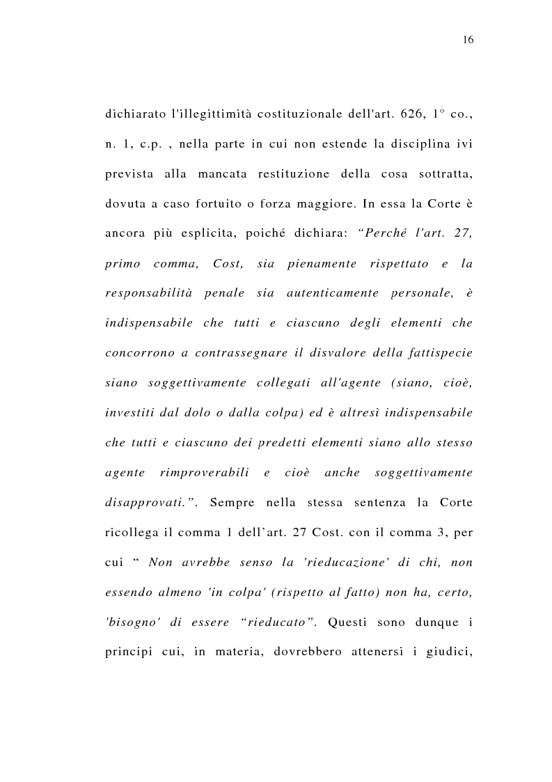 Anteprima della tesi: Il delitto preterintenzionale, Pagina 14