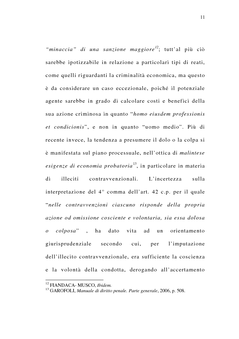 Anteprima della tesi: Il delitto preterintenzionale, Pagina 9