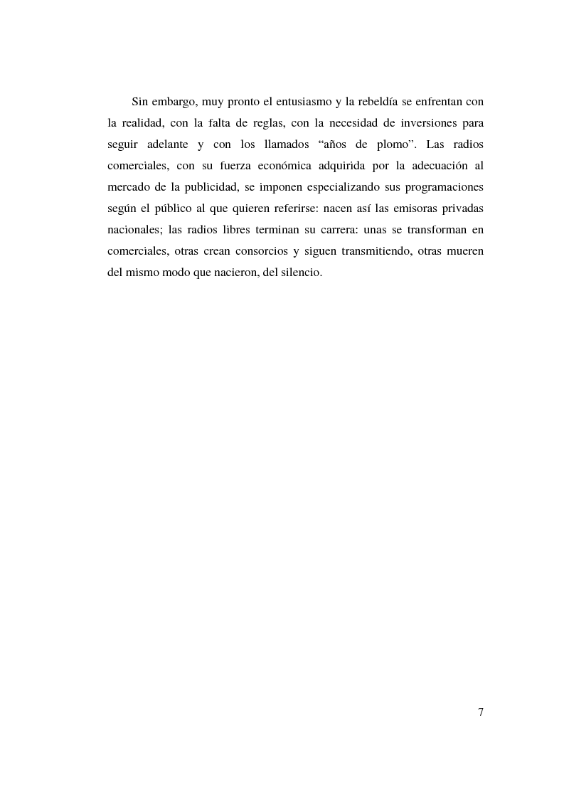Anteprima della tesi: La stagione dell'indipendenza: CTA FM Stereo e le sue sorelle, Pagina 4