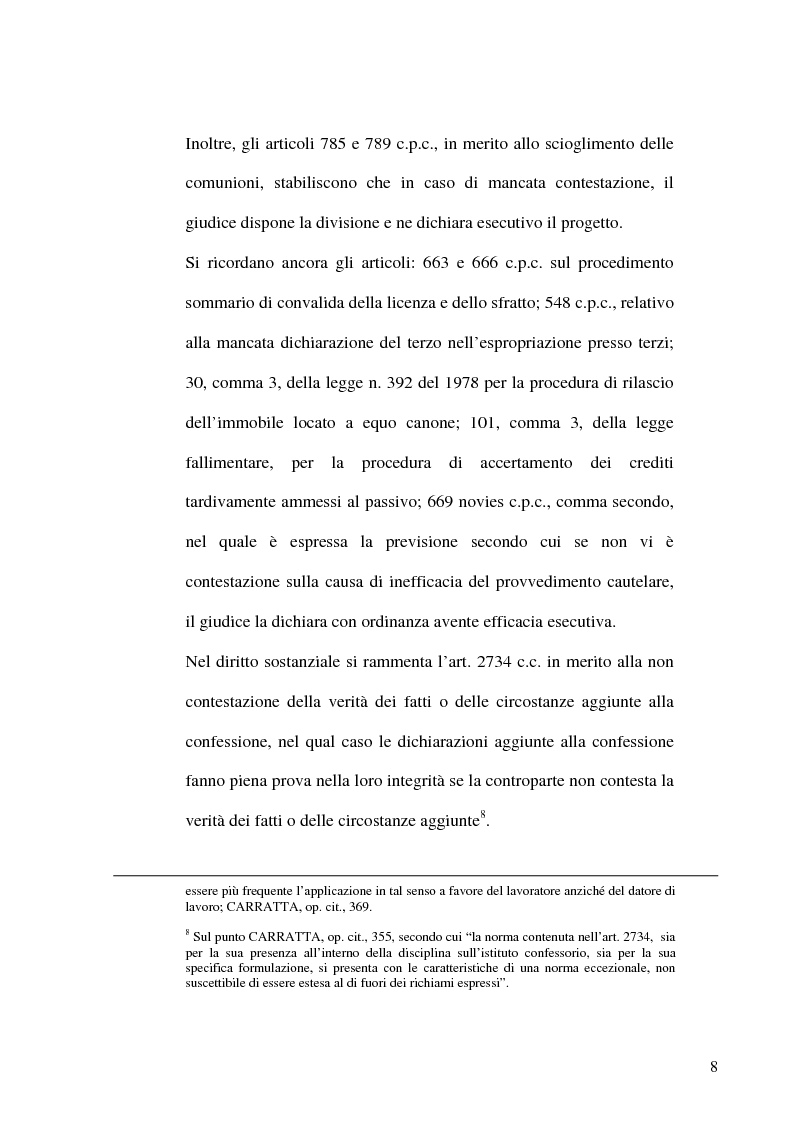 Anteprima della tesi: Profili evolutivi del principio di non contestazione nel processo civile, Pagina 6