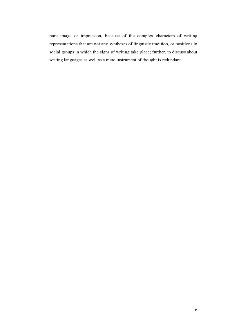 Anteprima della tesi: Simbolicità e scrittura. C. S. Peirce e F. de Saussure, logiche e limiti, Pagina 3