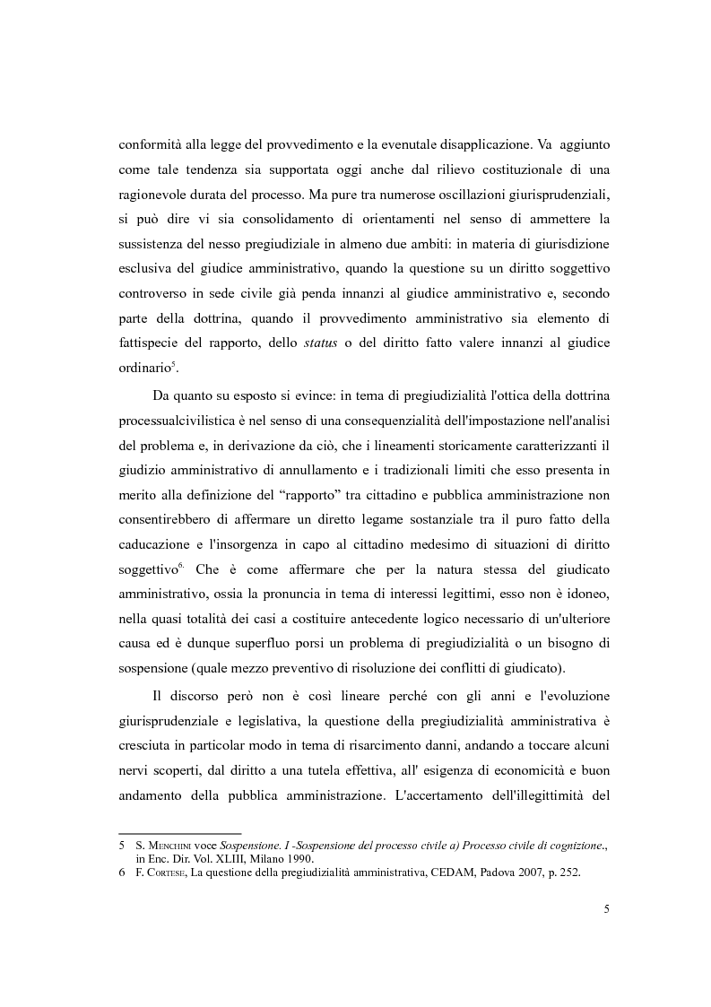 Anteprima della tesi: Responsabilità civile della Pubblica Amministrazione. La questione della pregiudizialità amministrativa: genesi del dibattito e frontiere giurisprudenziali, Pagina 4