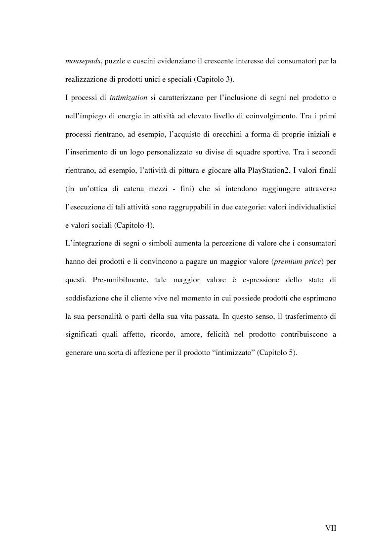 Anteprima della tesi: Nuove direzioni per la personalizzazione dell'offerta: l'intimization, Pagina 3