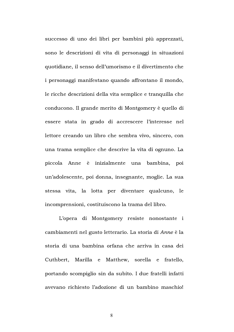 Anteprima della tesi: Lucy Maud Montgomery: Anne of Green Gables, storia di un'identità canadese, Pagina 4