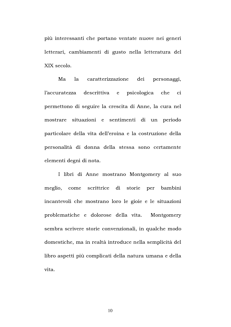 Anteprima della tesi: Lucy Maud Montgomery: Anne of Green Gables, storia di un'identità canadese, Pagina 6