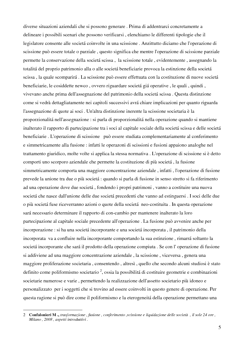 Anteprima della tesi: La scissione societaria transfrontaliera: aspetti civilistici, fiscali e strategici, Pagina 3
