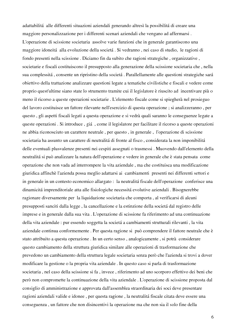 Anteprima della tesi: La scissione societaria transfrontaliera: aspetti civilistici, fiscali e strategici, Pagina 4